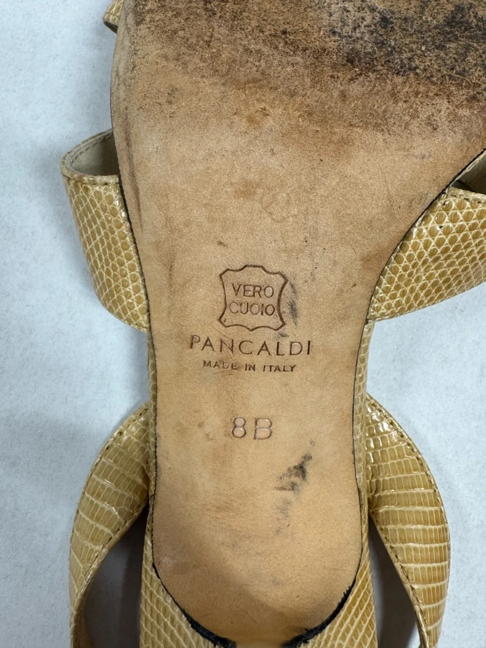 Pancaldi for Diane B Vintage Style Slingback Heels‎ - Size 8.